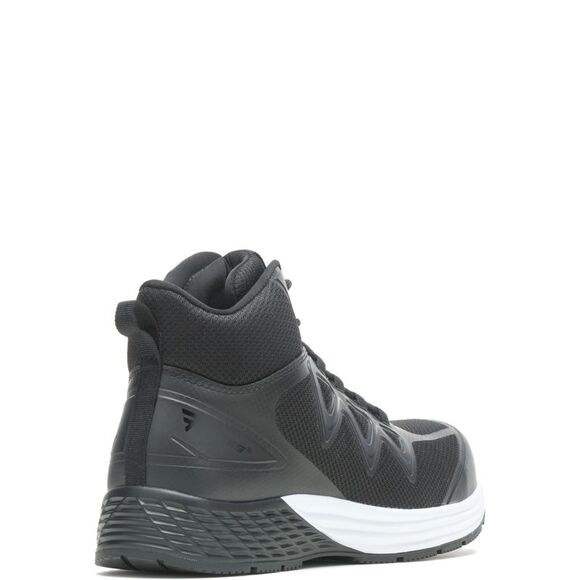 Bates Mens Rush Mid Work Composite Toe Black Boots (NWT) - Picture 4 of 5